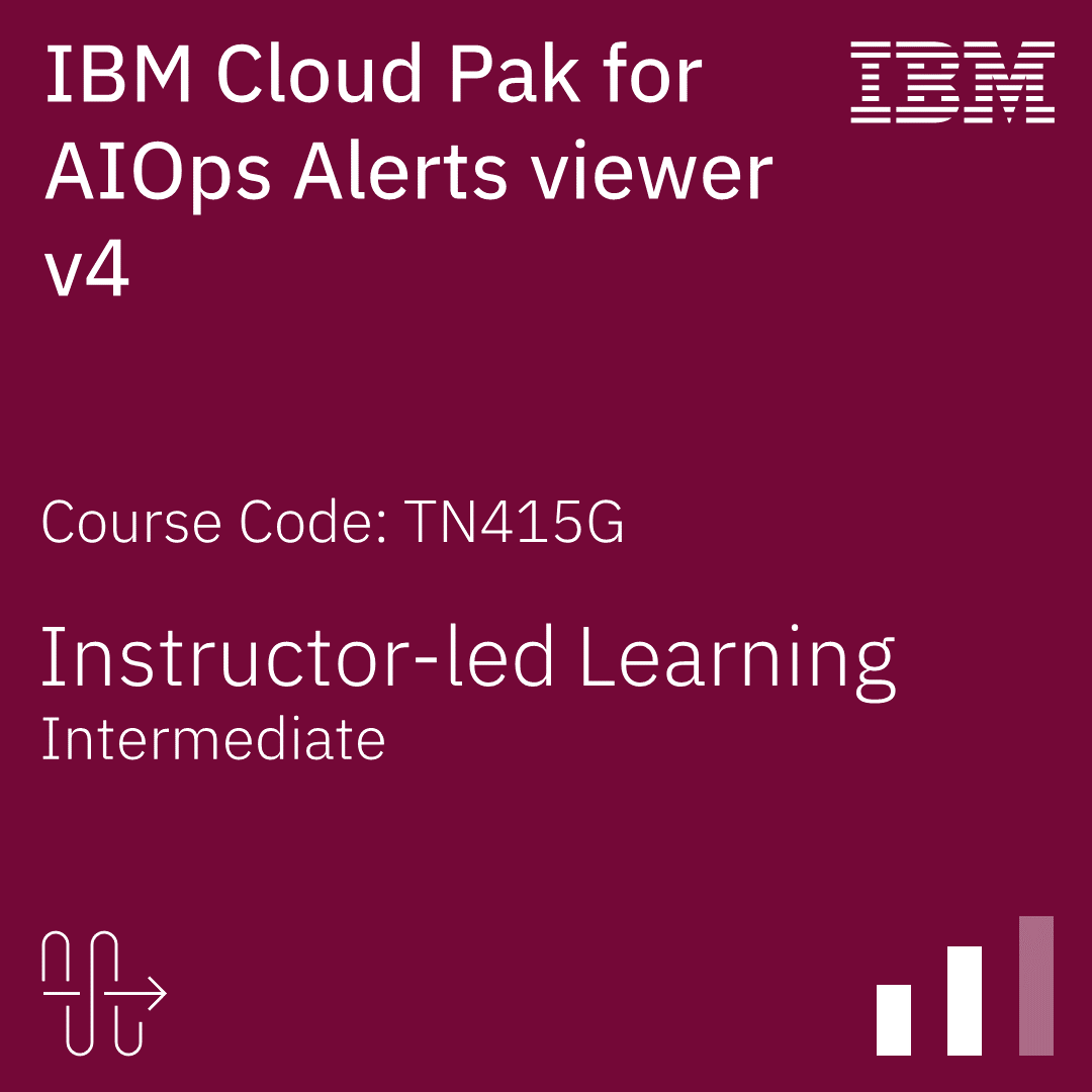 IBM Cloud Pak for AIOps Alerts viewer v4